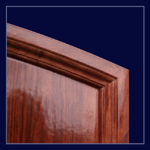 Reproduction honours board in cherry wood.