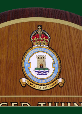 Museum quality dye sublimation print of RAF 42 Squadron badge.