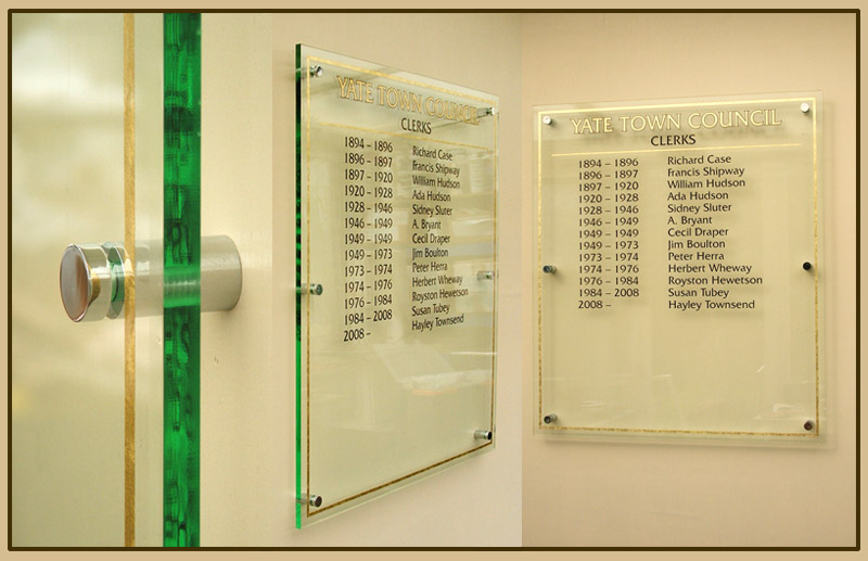 Chief clerks of Yate Town Council